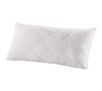 Bestlivings Almohada de 40 x 80 cm (relleno de 400 bolitas de silicona), lavable a máquina hasta 95 grados y apto para alérgicos al polvo.