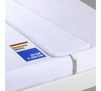 Bestlivings Puente doble de 200 x 24 cm, cuña para colchón de espuma, también para camas con somier, no se desliza, para parejas y familias