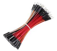 Bestlus Breadboard Jumper Wires 20AWG,Cables de Puente Macho a Hembra Premium M/F 4 '' 10CM, exclusivos, 10 Colores, Paquete de 120, Cabeza Cuadrada de 0.1 '' para Arduino Raspberry Pi (4 '', M/F)