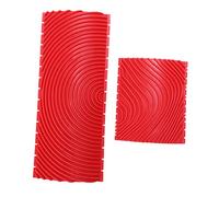 Bestlymood 2 unids Grano de Madera grano de Goma Patin Pintura Efectos DIY Decoracion de La Pared herramientas