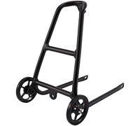 Bestlymood AleacióN de Aluminio Q Tipo Rack Trasero de Bicicleta para Brompton con Ruedas FáCiles Soporte para Bicicleta Estante para Equipaje Accesorios para Bicicleta