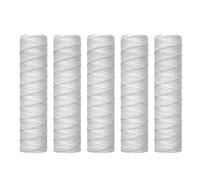 Bestlymood Cartucho Filtro Agua de Sedimento Enrollado de 10 Micras de 10 Pulgadas X 2.5 Pulgadas FiltracióN de Sedimentos en Toda Casa, Reemplazo Universal para Carcasa RO de 10 Pulgadas