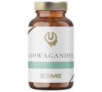 BESTME - Ashwagandha con Sensoril® de 521 mg (10% de Withanólidos), Mejora el Estado de Ánimo, Nootrópico para la Calma y la Concentración, 60 Cápsulas Veganas y Sin Gluten