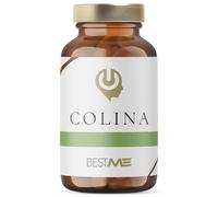 BESTME - Bitartrato de Colina, Nootrópico Precursor de la Acetilcolina que Mejora la Función Cerebral, Metabólica y Hepática, sin Gluten ni OGM, Natural y Activa, 60 Cápsulas Veganas 546 mg