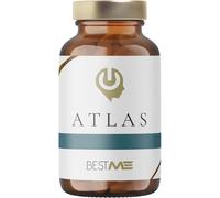 BESTME LAB - Triple Magnesio 3X Citrato, Bisglicinato y Malato 988 mg, 60 Cápsulas con Vitaminas C/B6/B5 (Atlas)