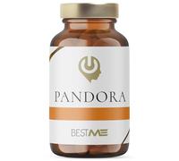 BESTME - Nootrópico Natural 9 en 1, Memoria, Concentración, Energía, Agilidad Mental | Ginkgo Biloba, Melena de León, Bacopa Monnieri, Cafeína, L-Teanina, Vitaminas B12/B6/B2-30 Cáps 800 mg (Pandora)