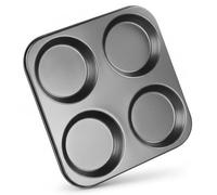 Besto Yorkshire - Bandeja para pudín (4 tazas) | Yorkshire Pudding Latas para pasteles, magdalenas, pasteles y más | Antiadherente, fácil de limpiar, sin BPA y apta para horno