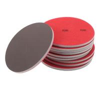 BESTOMZ 10 Unidades Almohadilla para Pulir Bola de Bolos Esponja y Respaldo Adhesivo Fuerte para Ajuste de Superficie y Acabado Profesional en Competencias y Práctica en Casa