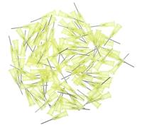 BESTOMZ 100 Agujas Dispensadoras 20g de Acero Inoxidable Punta Roma, Diámetro 0,9 Mm, Paquete de 100 Unidades para Dispensación Precisa de Adhesivos en Industria y Laboratorio