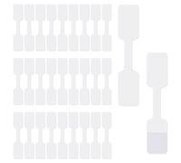 BESTOMZ 100 Etiquetas de Cable de Papel, Etiquetas de Cable Escribibles y Fáciles de Usar para Oficina, Paquete de 100 Unidades