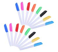 BESTOMZ 16 Piezas Marcadores Material Plástico Tinta a Base de Agua para Pizarra White Escritura Suave y Borrado Claro Adecuado para Oficina y Aula