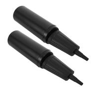 BESTOMZ 2 Bombas Manuales para Balones de Yoga, Inflador Manual de Doble Acción, Portátil y Ligero, Color Negro, para Pilates y Ejercicio, Accesorio Esencial para Fitness, Fácil