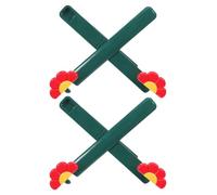 BESTOMZ 2 Piezas Atril Plegable de Plástico Diseño Floral Rojo, Ajustable y Manos Libres, Adecuado para Sesiones de Estudio y Uso Diario, Soporte Portátil para Libros y Recetas