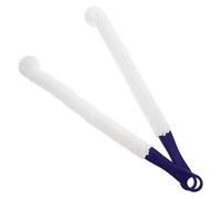 BESTOMZ 2 Piezas Cepillo de Limpieza Flexible para Decantador de Vino y Botellas Esponja de Color Claro y Mango Largo Resistente para Uso en Casa y Limpieza Profunda