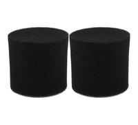 BESTOMZ 2 Piezas Esponja de Puerto Reflejo para Altavoces Negros, Accesorio Cilíndrico de Esponja para Subwoofer que Mejora Graves y Bloquea Polvo, Adecuado para Reemplazo DIY