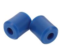BESTOMZ 2 Piezas Soporte de Pared para Esquís y Snowboard, Almacenamiento | Acolchado Protector, Instalación Rápida, Incluye 2 Tornillos Metálicos y 2 Tacos de Expansión, Azul