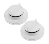 BESTOMZ 2 Piezas Tapón de Drenaje de Nylon Blanco para Embarcaciones Marinas y Kayaks Alta e Drenaje Rápido y Prevención de Escape de Peces Adecuado para Limpieza