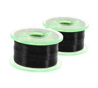 BESTOMZ 2 Rollos de Hilo Invisible para Ilusiones, Línea de Conjuro Negra de 400 Metros para Colgar Decoraciones y Efectos Flotantes, Accesorios para Ilusionistas Color Color Aleatorio