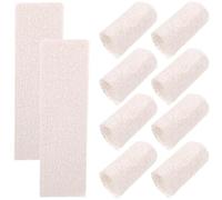 BESTOMZ 20 Piezas Tiras de Gasa Desechables para Faciales 3d en Forma de V, Material de Gasa Blanco para Cuidado Facial y Moldeado DIY del Rostro