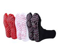BESTOMZ 3 Pares de Calcetines Cuidado de Masaje para Pies Unisex Autocalentables de Algodón Diseño de Tubo Medio, Cómodos, Duraderos y Prácticos y Color Color Aleatorio Varios Estilos