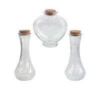 BESTOMZ 3 Piezas Recuerdo para Boda Elegante de Vidrio y Madera con Forma de Corazón para Ceremonia de Unión de Arena y Detalles Originales para Parejas