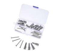 BESTOMZ 30 Juegos Zinc Alloy Heavy Duty Drywall Anchors And Screws Kit Self Drilling Metal Expansion Fixings For Plasterboard Concrete And Brick Walls Interior Sheetrock Fastener