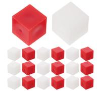 BESTOMZ 30 Unidades Cubos de Conteo Matemático de Plástico para | Aprendizaje Temprano Stem, Representa Conceptos, Uso en Aula y Homeschool, Compatibles con Pizarras y Estantes