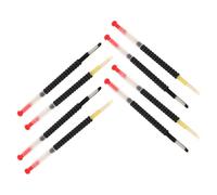 BESTOMZ 4 Pares de Agujas Retráctiles para Injerto de Abejas, Equipo para Apicultura Mango Plástico Amarillo, Herramienta Ligera para Cría de Reinas y Transferencia de Larvas en