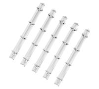 BESTOMZ 5 Carpetas Metálicas A4 con Mecanismo de 4 Orificios, Clips Resistentes para Encuadernación y Organización de Documentos en Oficina y Escuela, Kit de Anillas para Archivador,