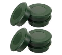 BESTOMZ 6 Piezas Funda para Hoyo de Golf de Plástico Verde para Putting Green, Fácil Instalación y Portátil, Adecuado para Práctica y Torneos al Aire Libre