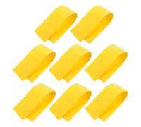 BESTOMZ 8 Marcadores de Suelo de PVC Amarillos Suavidad y Resistencia al Desgarro para Entrenamiento de Tenis y Fútbol para Ejercicios y Prácticas Deportivas