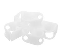 BESTOMZ Abrazaderas de Tubo de Plástico Ajustables 5 Piezas, Clips de Cierre para Mangueras y Tubos, Control de Flujo para Sifón de Vino y Laboratorio