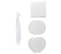 BESTOMZ Ambientador para Coche en Blanco de Fieltro, Apto para Sublimación y Pinturas, Diferentes Formas, Adecuado para Uso en Dormitorio y Armario