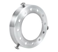 BESTOMZ Anillo de Retención para Pantalla de Lámpara, Hierro Plata, Tres | Repuesto para Hogar y Renovación, Ajuste Estable y Rápido, para Pantallas de Vidrio y Lámparas de Pie