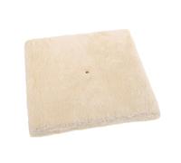 BESTOMZ Base de Repuesto Cuadrada para Rascador de Gatos Beige, Material de Felpa y Tablero de Virutas, Diseño DIY para Escalar en Interiores