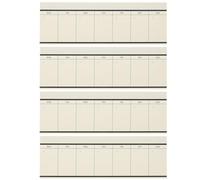 BESTOMZ Bloc de Notas y Agenda Diaria Semanal Diseño para Rasgar de Papel 4 Piezas, Planificador Práctico para Organización de Tareas