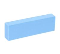 BESTOMZ Bloque Abrasivo de Goma Azul para Fregaderos de Cocina y Superficies de Acero Inoxidable, Quita Depósitos de Sarro y Previene Daños en Labores Rápidas de Limpieza