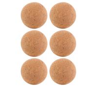 BESTOMZ Bolas de Corcho para Futbolín de Madera, 6 Unidades Equilibradas de Alta Precisión para Juegos en Casa y Pequeñas Mesas de Fútbol