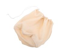BESTOMZ Bolsa de Malla para Cocinar Arroz y Dumplings, Revestimiento Antiadherente de Tejido Beige de 2 L para Chefs en Casa y Fiestas