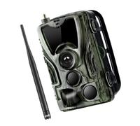 BESTOMZ Cámara de Caza Hc-801m 2g Verde, Trampa Fotográfica de Exploración | Vídeos 720p y Fotos en Color de Día, Imágenes Monocromas Poca Luz, Protección Ip65, ABS
