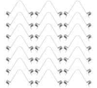 BESTOMZ Clips de Resorte en Forma de V para Paraguas, Pasadores de Bloqueo de Tubo de 8 Mm, Botón Pulsador, 40 Unidades, Resorte de Presión para Poste de Tienda y Accesorios de