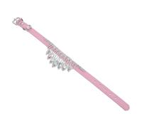 BESTOMZ Collar para Perro Pequeño con Pedrería Ajustable y Hebilla Metálica | Diseño Elegante con Cristales Brillantes, Clip Metálico Reforzado, Adecuado para Salidas y Fiestas de Cachorros