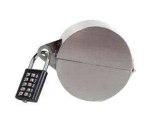BESTOMZ Cubierta Protectora para Válvulas de Agua Cerradura Antirrobo de Acero Inoxidable Resistente para Grifos Exteriores en Patios y Jardines