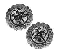 BESTOMZ Cubiertas de Botones para Trajes 2 Gemelos Tapa Vintage Unisex para Camisas Formales Accesorios Decorativos para Puños Clips Fáciles de Colocar y Quitar 0.90 X 0.90 X 0.47