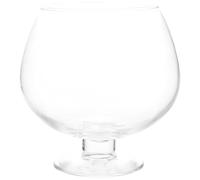 BESTOMZ Cuenco Creativo de Vidrio 1500ml para Postres y Frutas | Vaso Grande, Apto para Refrigerador, Diseño Amplio, Sirve como Cuenco de Postre y Frutero Doméstico
