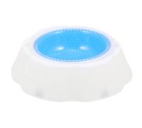 BESTOMZ Cuenco para Perros y Gatos Refrigerante de Plástico Azul, Recipiente Multifunción para Comida y Agua, Tamaño Compacto para Verano, Comedero Helado para Mascotas en Casa