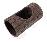 BESTOMZ Cueva de Árbol Ventosa para Reptiles, Escondite Naturalista de Resina Duradera para Geckos y Lagartos, Adorno Decorativo para Terrarios y Tanques Trepadores