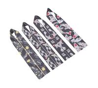 BESTOMZ Diademas Japonesas, 4 Piezas Diademas Ninja Samurái para Karate, Accesorios para Disfraces y Artes Marciales, Pañuelos de Tela para Deportes y Juegos de Rol