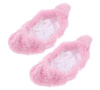 BESTOMZ Fundas Prácticas para Patines de Hockey Rosa de Terciopelo Suave y Creativo para Proteger Tus Patines de Hielo Estilo Suave