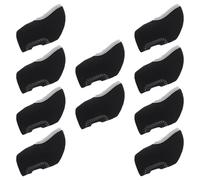 BESTOMZ Fundas Profesionales para Palos de Golf, Neopreno Resistente, 10 Piezas Negras, Cubiertas para Hierros y Putters, Accesorios para Golf en Clubes y Competencias